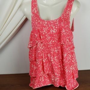 J. CREW   Ruffled  Tank top 283